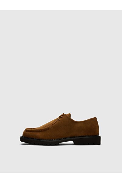 SELECTED Moc-Toe-Schuhe Wildleder