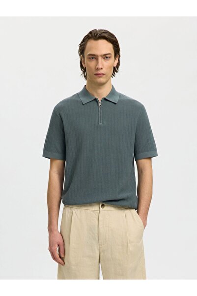 SELECTED Polo shirt Zip-up