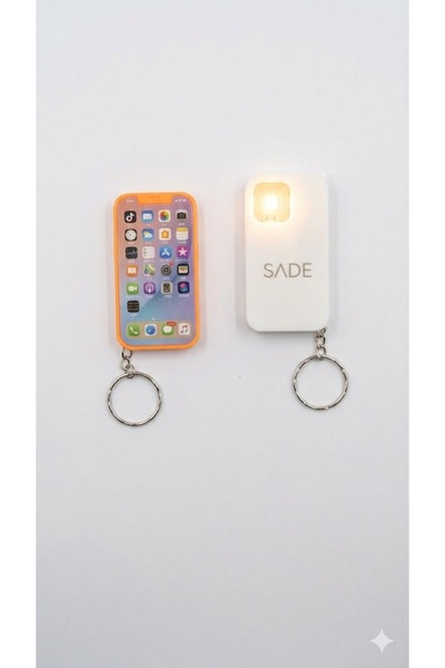 her evemağaza iPhone Design Led Lighted Keychain 2 Pieces