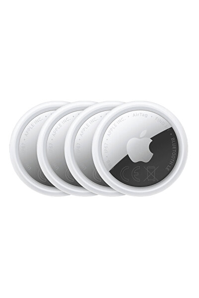 Apple AirTag 2 Bluetooth Locator, Pack of 4 (Silver)