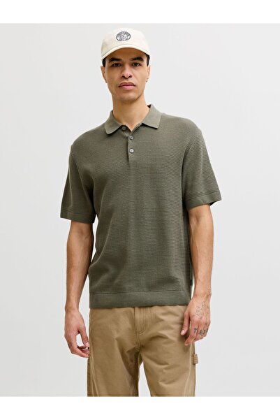 Jack & Jones Gestricktes Polo Einfarbig Gestricktes Polo
