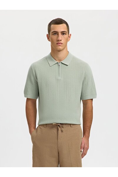 SELECTED Polo shirt Zip-up