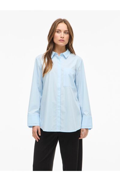 VILA Hemd VIELLIA Langarm