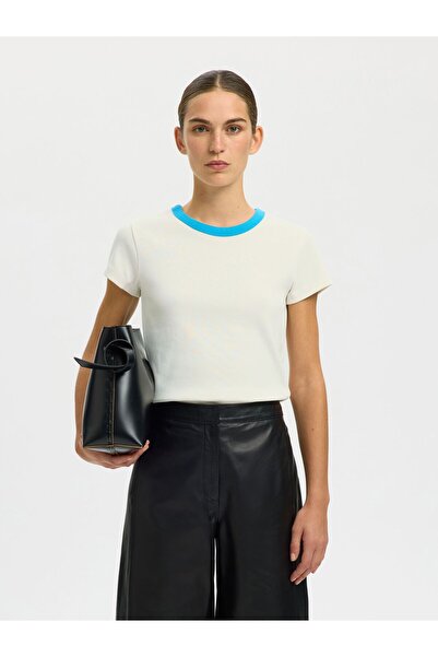 SELECTED T-Shirt Baumwoll