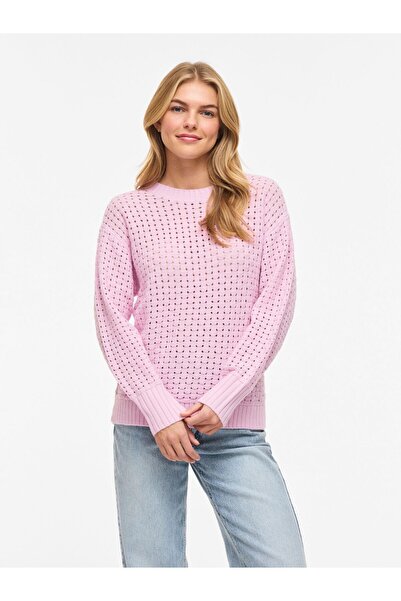 VILA Strickpullover VIOA Rundhals