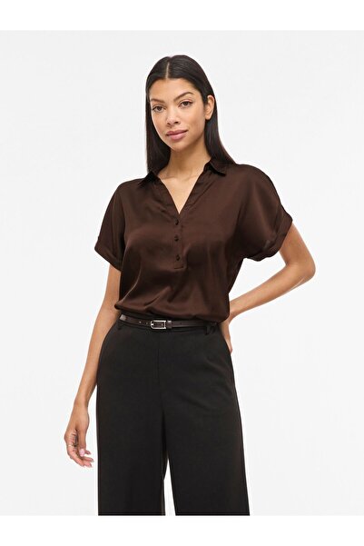 VILA Hemd VIENNA Kurzarm