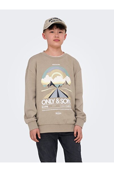 Only & Sons Sweatshirt mit Rundhalsausschnitt