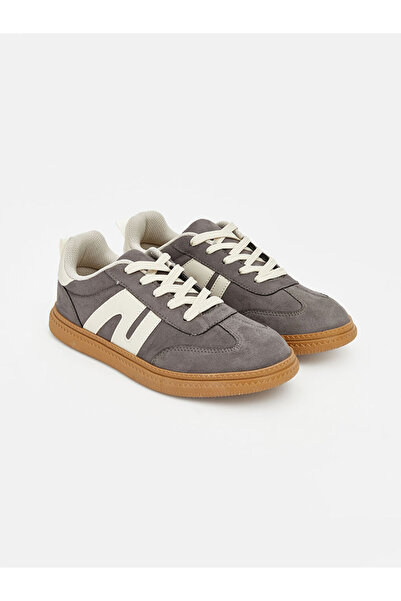 LC Waikiki Lcw Steps Anthracite Suede-Look Boys' Sports Shoes