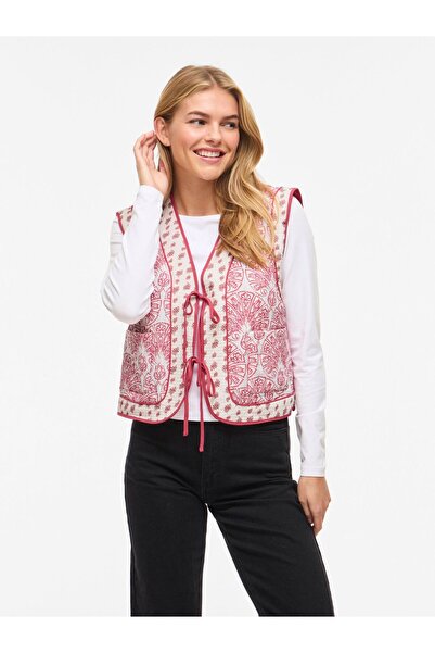 VILA Weste VIDELPHINE Vorn gebundene