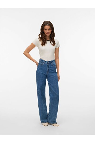 Vero Moda Gestricktes T-Shirt VMSILJE Gestricktes T-Shirt