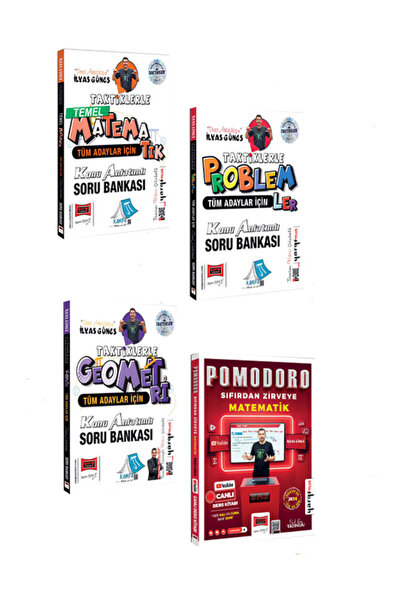Yargı Yayınları Tüm Adaylar İçin Taktiklerle Temel Matematik Geometri Problem...