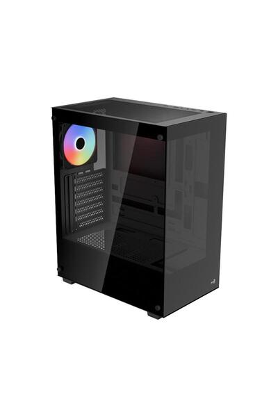 AEROCOOL Carcasa Pivot G V1, Middle Tower, Fara sursa (Negru)