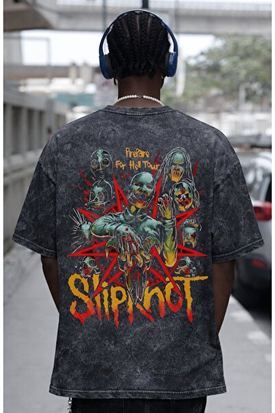 SEVBANO Slipknot rok metal muzički bend, unisex majica sa leđnim printom, ove...