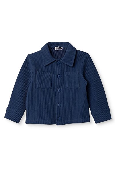 ebebek Hello Baby HelloBaby Erkek Bebek Gömlek Düğmeli Gömlek Yaka Uzun Kol