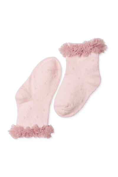 ebebek Hello Baby HelloBaby Kız Bebek Dantelli Çorap
