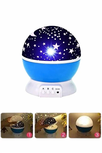 Epilons Starry Night Light Purple Projection Look Table Lamp Color Changing