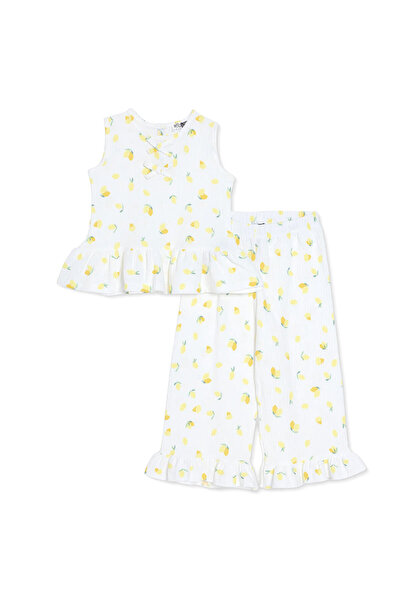 ebebek Hello Baby HelloBaby Kız Bebek Bluz-Pantolon Meyve Baskılı Bisiklet Ya...