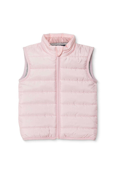 Verscon Kız Bebek Kapitone Yelek Fermuarlı Dik Yaka Atlet