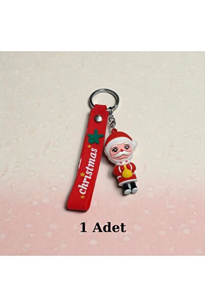 Nostaljik Lezzetler Novogodišnji silikonski Deda Mraz Privezak za ključeve 1 ...