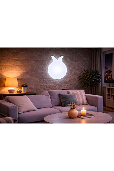 Sun Aplik مصباح حائط LED على شكل شمعدان 29x22x5