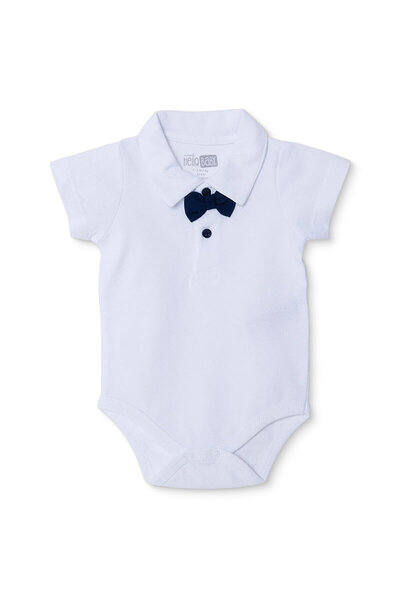 ebebek Hello Baby HelloBaby Erkek Bebek Body Araba Baskılı Çıtçıtlı Polo Yaka...