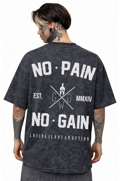 SEVBANO Design No Pain No Gain Sportswear Gym Fitness Tricou unisex supradime...