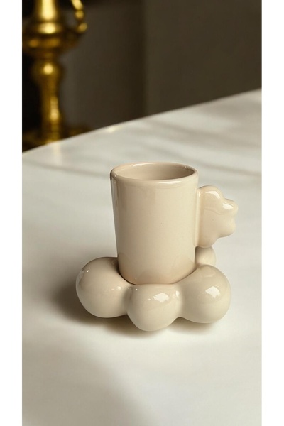 Deniz Kızı Seramik كوب قهوة تركي مصنوع يدويًا من السيراميك / كوب قهوة تركي مص...