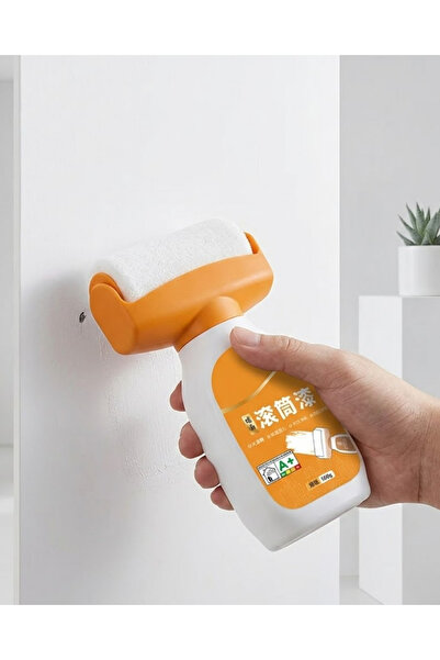 Lisinya Wall Touch-Up Paint Roller 2-in-1 with Container Quick-Drying Patch B...