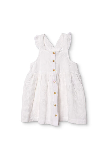 ebebek Hello Baby HelloBaby Kız Bebek Elbise Çiçek Baskılı Düğmeli Bisiklet Y...