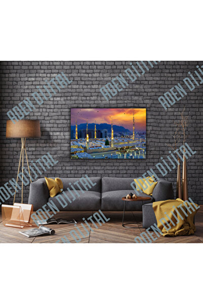 Aden Digital Mesci̇d-İ Nebevi̇ Canvas Painting
