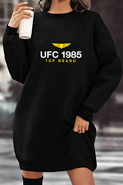 UFC 1985 TOP BRAND Ufc 3Ipl Plus Size Women's Cotton Long Sleeve Crew Neck Ca...