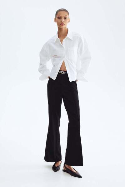 H&M Bootcut Ponte di Roma trousers