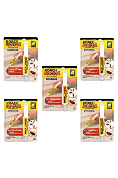 Roach Doctor Set of 5 x Syringe Type Insecticide Cockroach Solution 30 Grams ...
