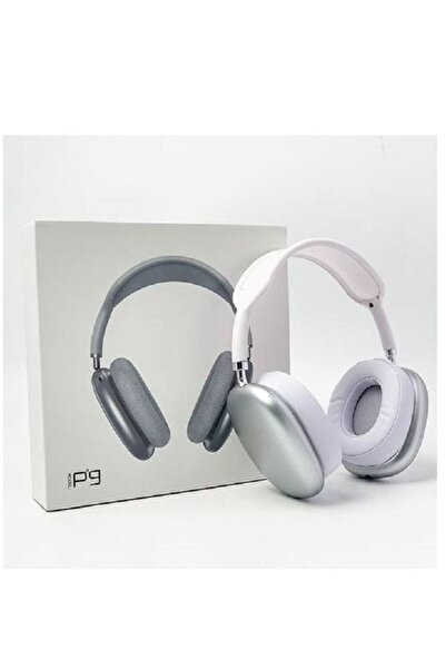P9 2PIC Bluetooth Headphones Over the Ear Silver