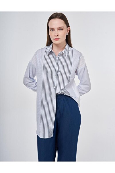 KYR Single Pocketed Cotton Piece Tunic Blue