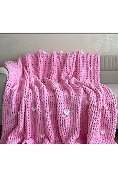 ARTTMACRAME Φουσκωμένη καρδιά Κουβέρτα