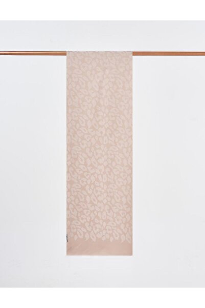 Kayra Abstract Pattern Bamboo Shawl Beige