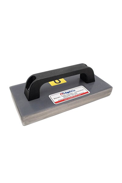 Mıknatıs AVM 200x100x22 mm Ferrit Oksit Tutamaklı El Mıknatısı 30 Kg Çekim Gü...