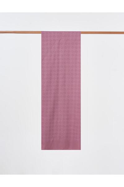 Kayra Logo Detailed Bamboo Dried Rose Shawl