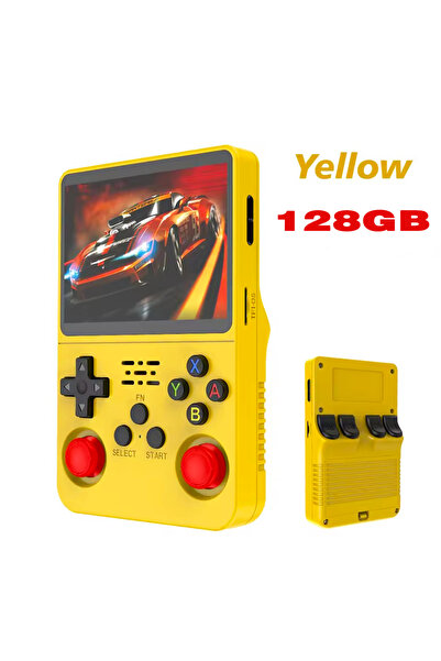 Choice12 yellow-128G R36S new retro game cole 3.5-inch Linux open-source syst...