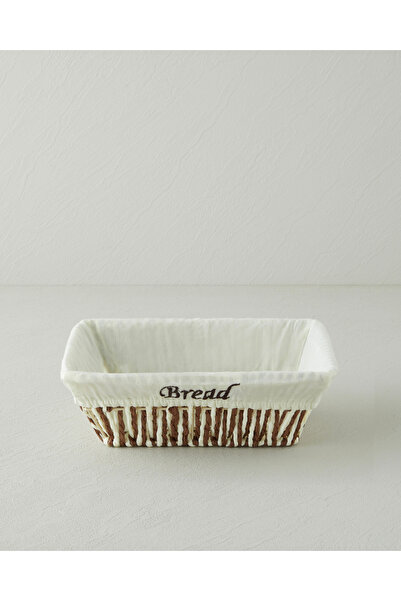 English Home Navera Kağıt Ekmek Sepeti 23,5x18x8 cm Krem