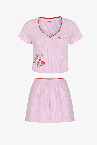 Penti Pembe Lic My Melody Pointel Şortlu Pijama Takımı