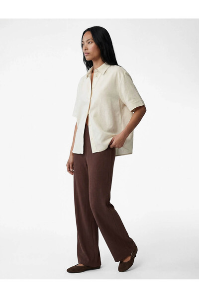 Koton Cămașă cu mânecă scurtă, cu guler clasic, cu nasturi, cu croială obișnu...