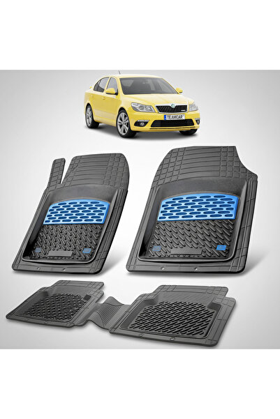 TEAMCAR Συμβατά πατάκια δαπέδου Skoda Octavia II Liftback 2004-2013 | Μπλε
