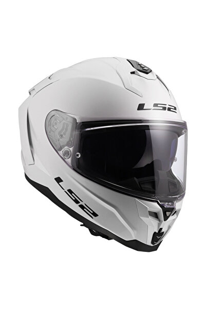 LS2 Challenger 2 Beyaz Kapalı Motosiklet Kaskı