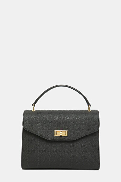 Vakko SİYAH MONOGRAM ÇANTA