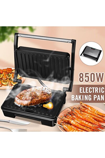 Lorraya 2-Slice Electric Grill Smokeless Design for Steak, Panini & BBQ