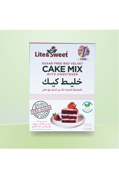 Dr. Eid Red velvet cake mix, sugar-free – suitable for keto and diabetics