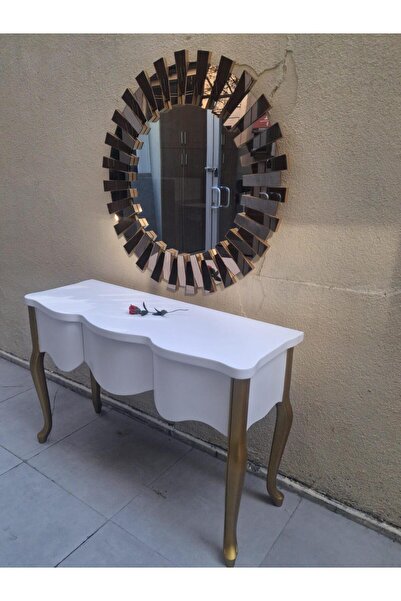 Bengi Ankara Mobilya Dresuar-Çalışma Masa 90586 ST BOMBE Model Güneş Ayna Kay...