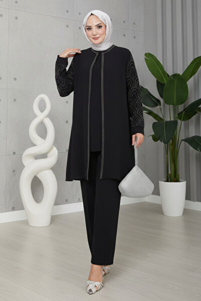 ESLEMNUR 2-Piece Set // Sleeves with Stone Details